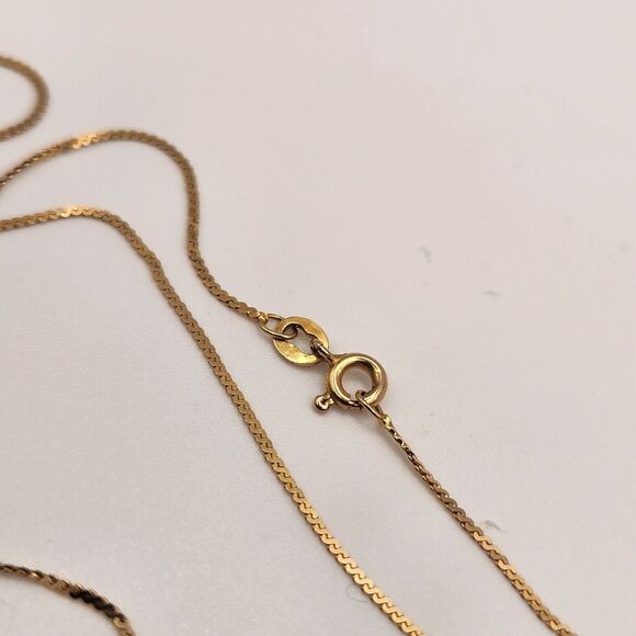 Whimsical 14k Yellow Gold Jester Natural Gemstones Pendant Necklace 16" - Picture 5 of 10